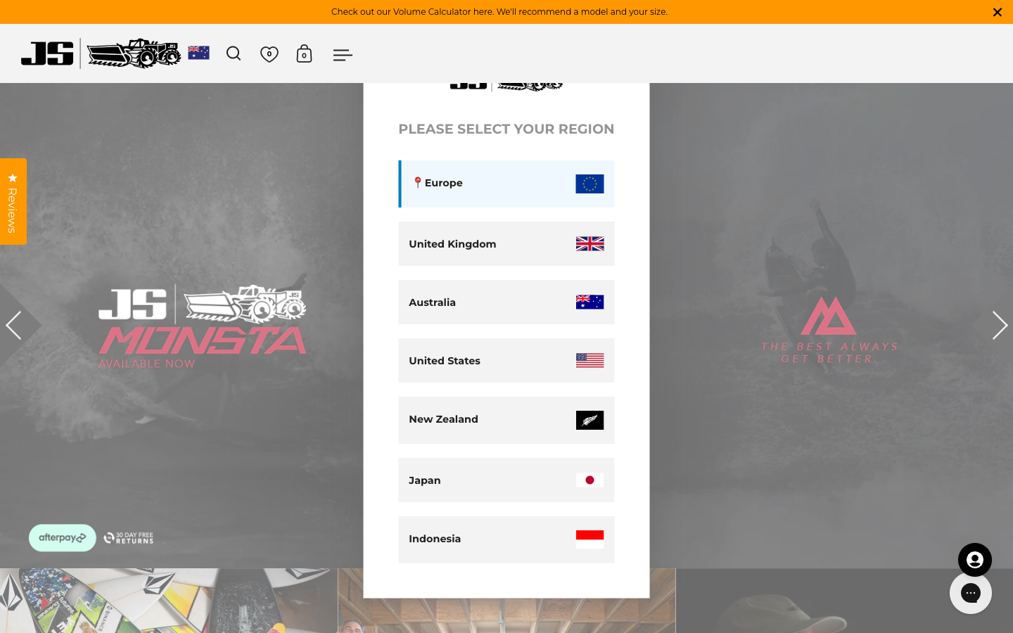 Homepage JS Industries desktop